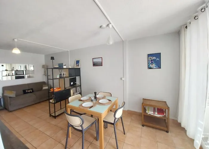 T2 Rdc, Front De Mer, 4 Couchages, Les Balcons De La Mediterranee Апартаменты Нарбонн-Пляж