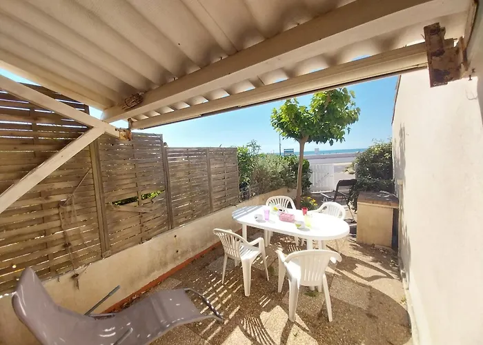T2 Rdc, Front De Mer, 4 Couchages, Les Balcons De La Mediterranee Нарбонн-Пляж